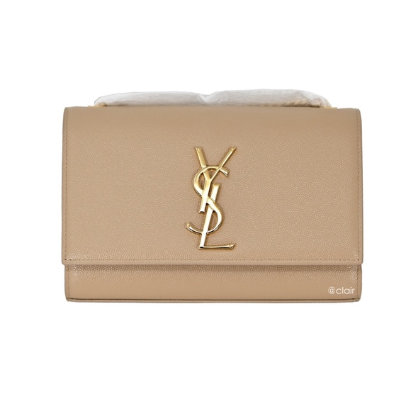 Saint Laurent Handbags - Saint Laurent Monogram Small Kate Leather Bag